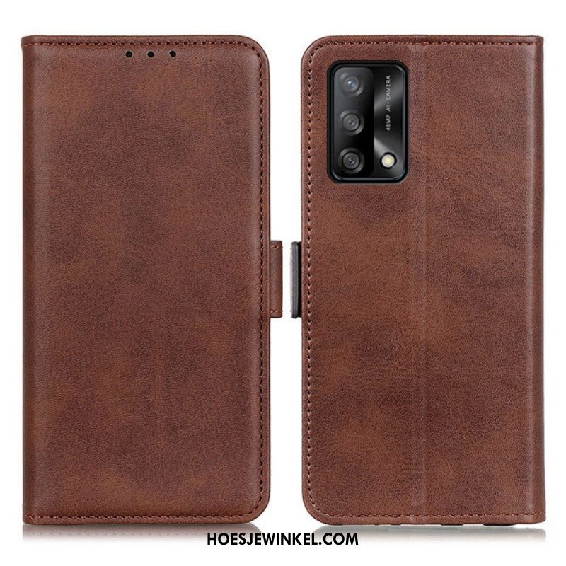 Folio-hoesje voor Oppo A74 4G Flip Case Dubbele Klep