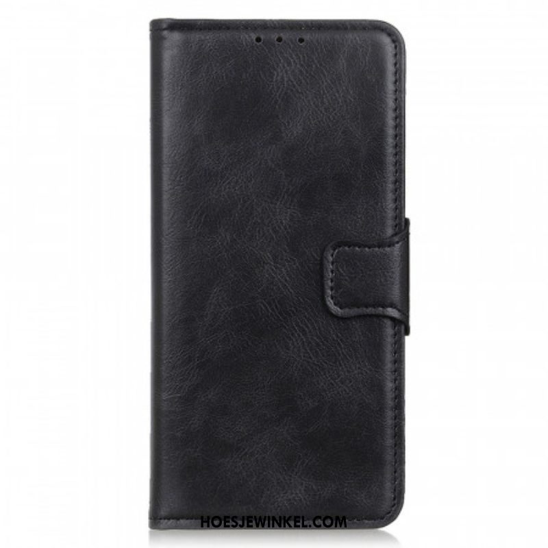 Folio-hoesje voor Oppo Reno 6 Pro 5G Crazy Horse-klassieker