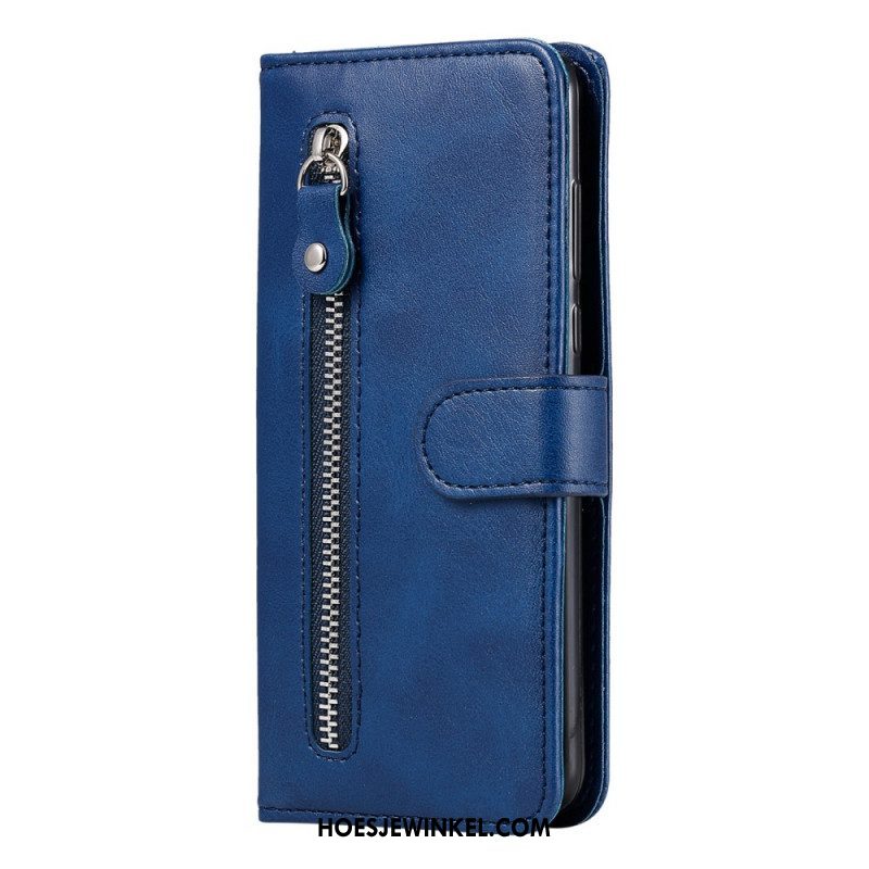 Folio-hoesje voor Samsung Galaxy A13 Driehoeken Met Lanyard