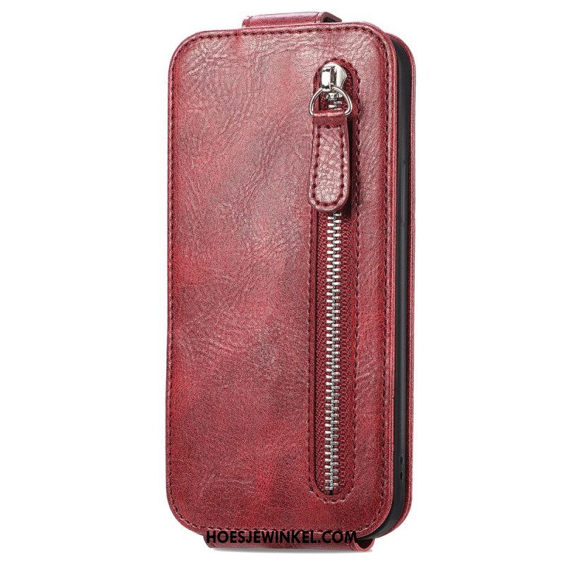 Folio-hoesje voor Samsung Galaxy A14 / A14 5G Portemonnee Leren Flip Case Lychee-stijl Rfid Khazneh