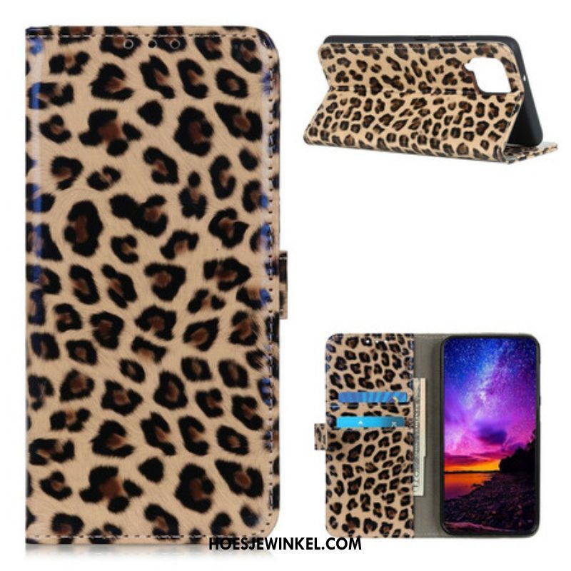 Folio-hoesje voor Samsung Galaxy A42 5G Luipaard