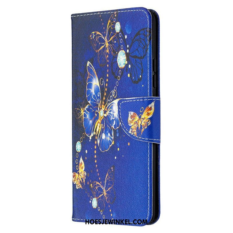 Folio-hoesje voor Samsung Galaxy A42 5G Vlinders Koningen