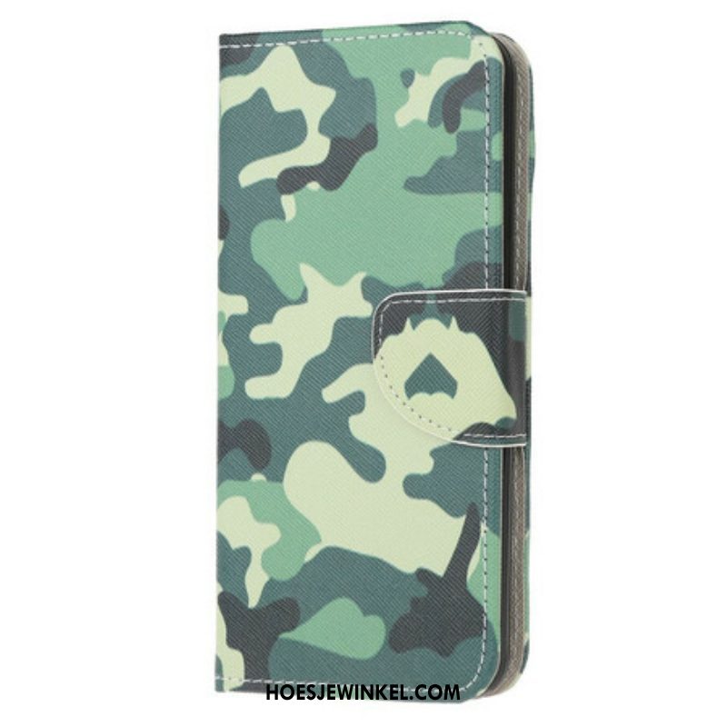 Folio-hoesje voor Samsung Galaxy A51 5G Militaire Camouflage