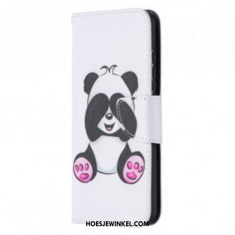 Folio-hoesje voor Samsung Galaxy A52 4G / A52 5G / A52s 5G Panda-plezier