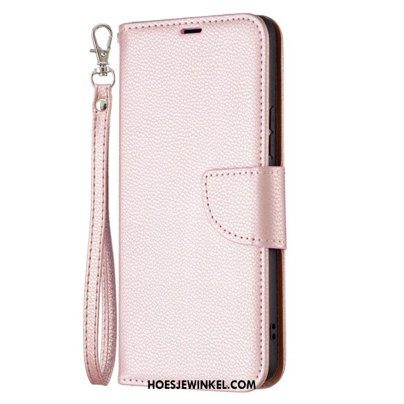 Folio-hoesje voor Samsung Galaxy A53 5G Lychee Schuine Sluiting