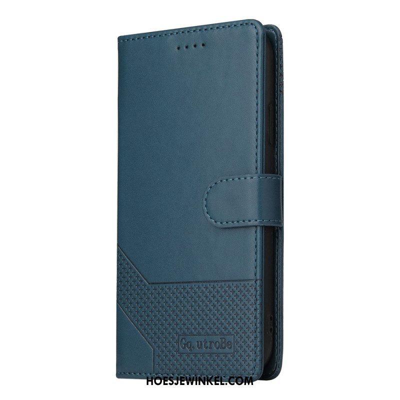 Folio-hoesje voor Samsung Galaxy M12 / A12 Ledereffect Gq.utrobe