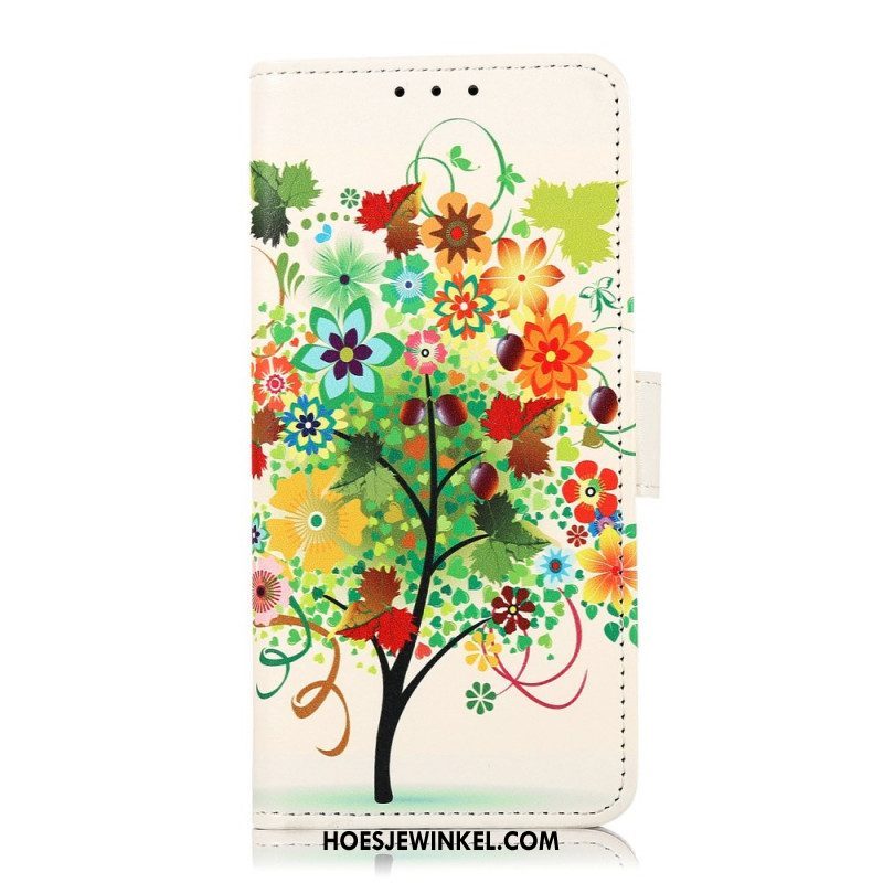 Folio-hoesje voor Samsung Galaxy M23 5G Bloeiende Boom