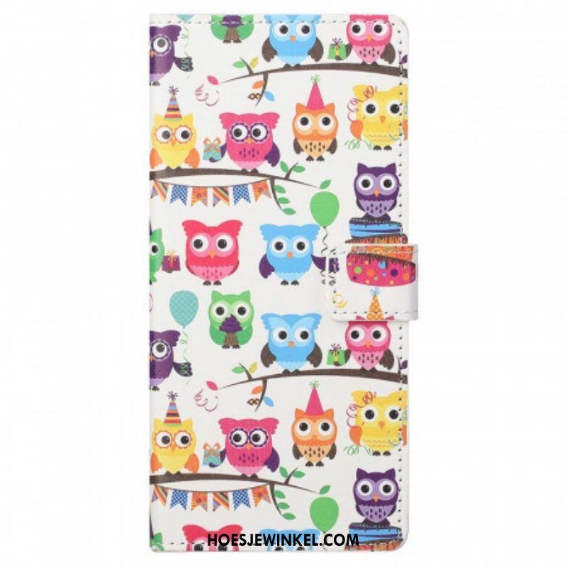 Folio-hoesje voor Samsung Galaxy M23 5G Uil Stam