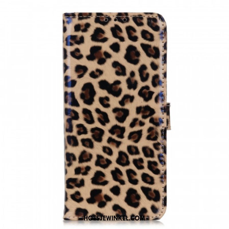 Folio-hoesje voor Samsung Galaxy M32 Luipaard