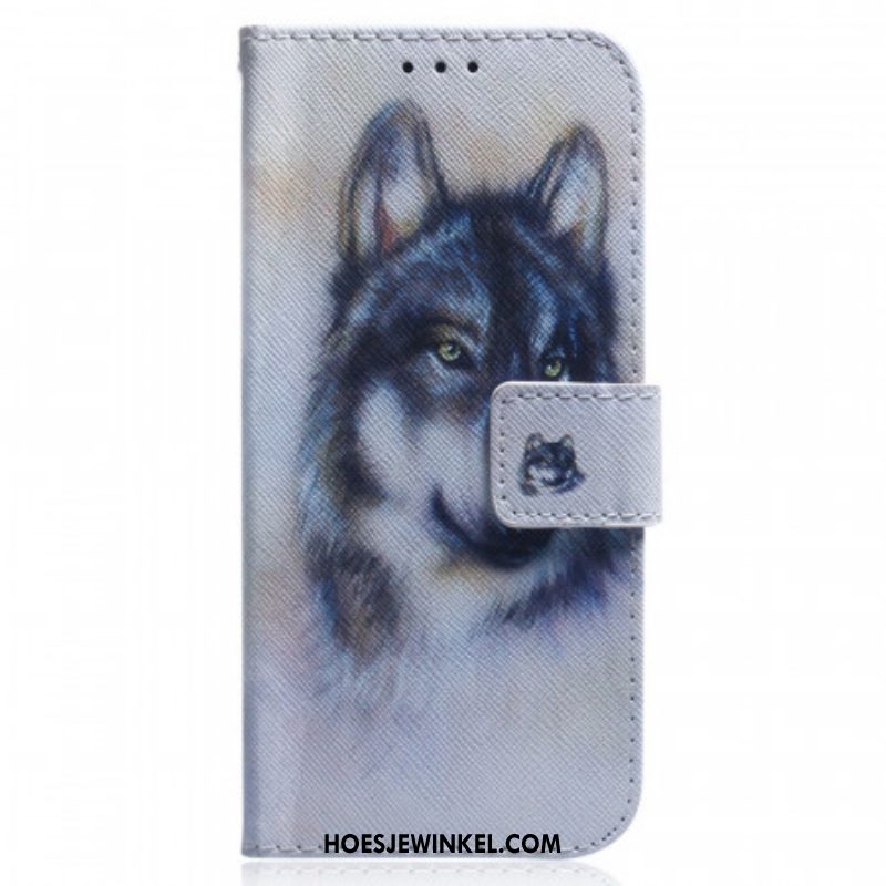 Folio-hoesje voor Samsung Galaxy M33 5G Aquarel Hond