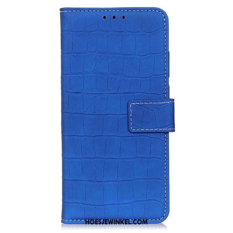 Folio-hoesje voor Samsung Galaxy M33 5G Krokodillenhuid-effect