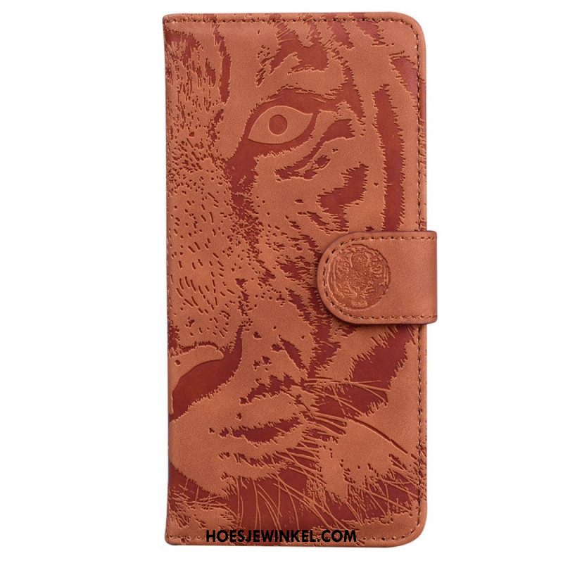 Folio-hoesje voor Samsung Galaxy M53 5G Tijger Print