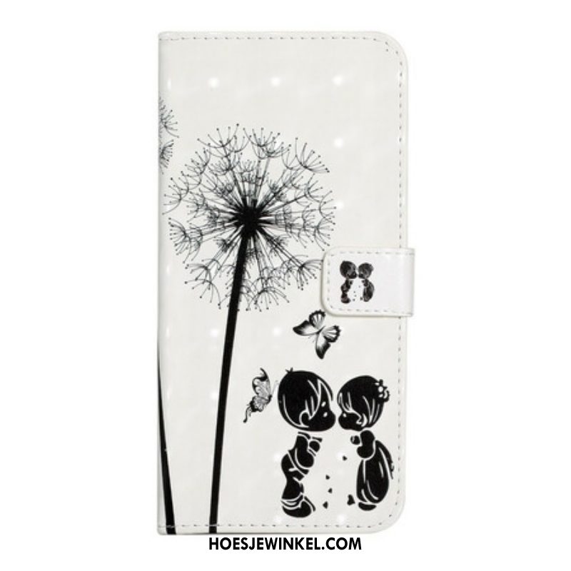 Folio-hoesje voor Samsung Galaxy S21 FE Baby Love Paardebloem