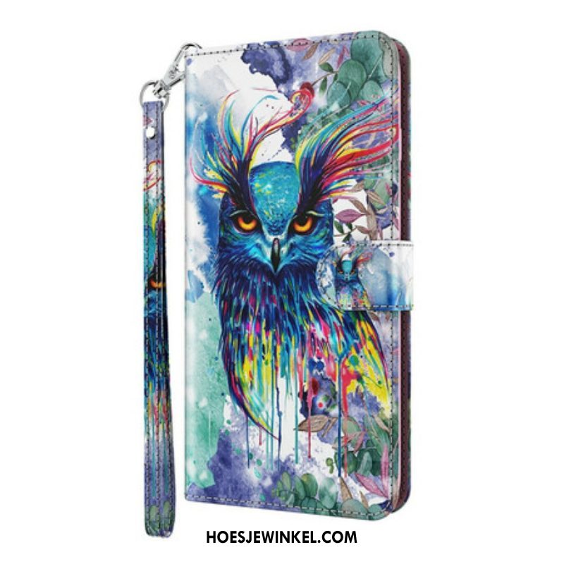 Folio-hoesje voor Samsung Galaxy S21 Plus 5G Aquarel Vogel