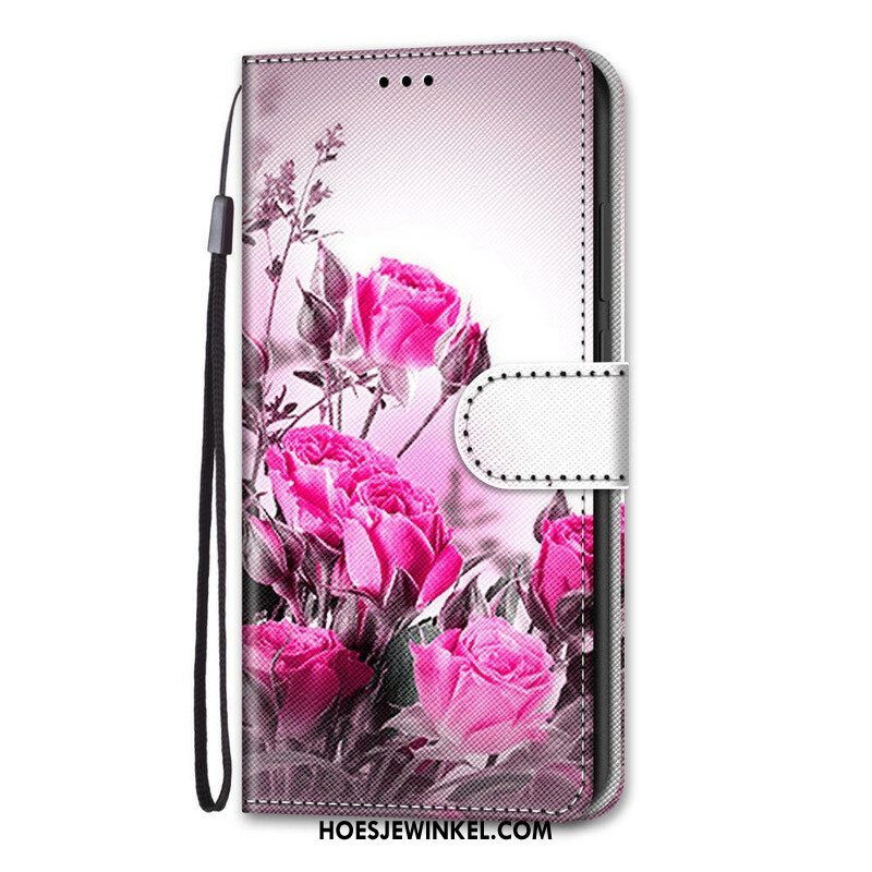 Folio-hoesje voor Samsung Galaxy S21 Plus 5G Magische Bloemen