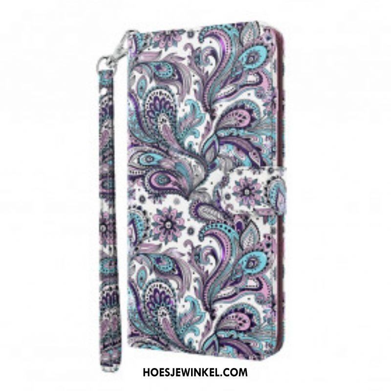 Folio-hoesje voor Samsung Galaxy S21 Ultra 5G Chique Kant
