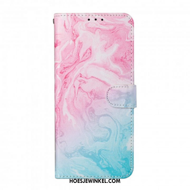 Folio-hoesje voor Samsung Galaxy S21 Ultra 5G Marmer