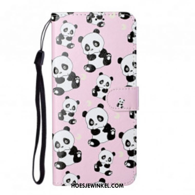 Folio-hoesje voor Samsung Galaxy S21 Ultra 5G Welke Panda's