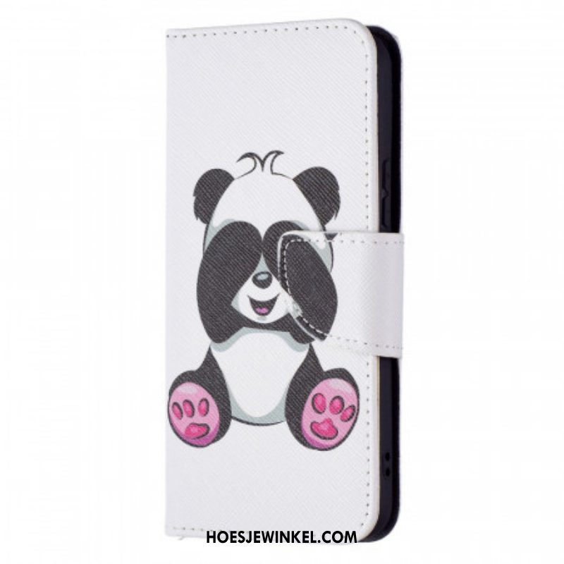 Folio-hoesje voor Samsung Galaxy S22 5G Panda-plezier