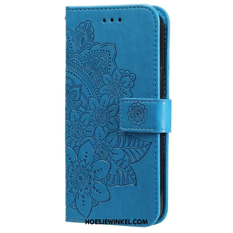 Folio-hoesje voor Samsung Galaxy S22 Ultra 5G Bloemmandala