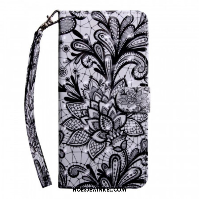 Folio-hoesje voor Samsung Galaxy S22 Ultra 5G Chique Kant