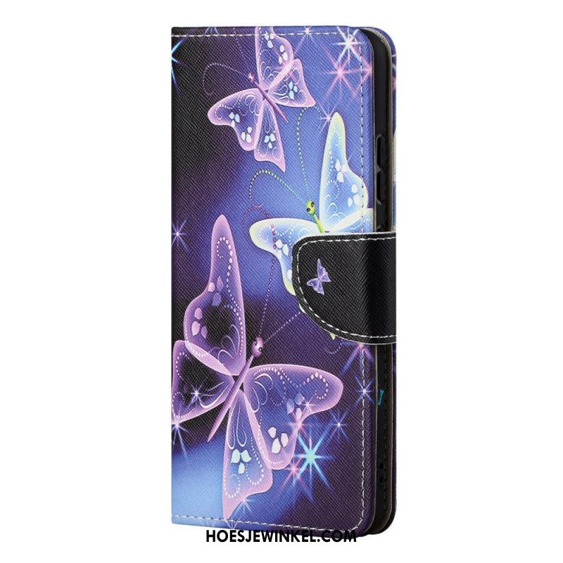 Folio-hoesje voor Samsung Galaxy S22 Ultra 5G Soevereine Vlinders