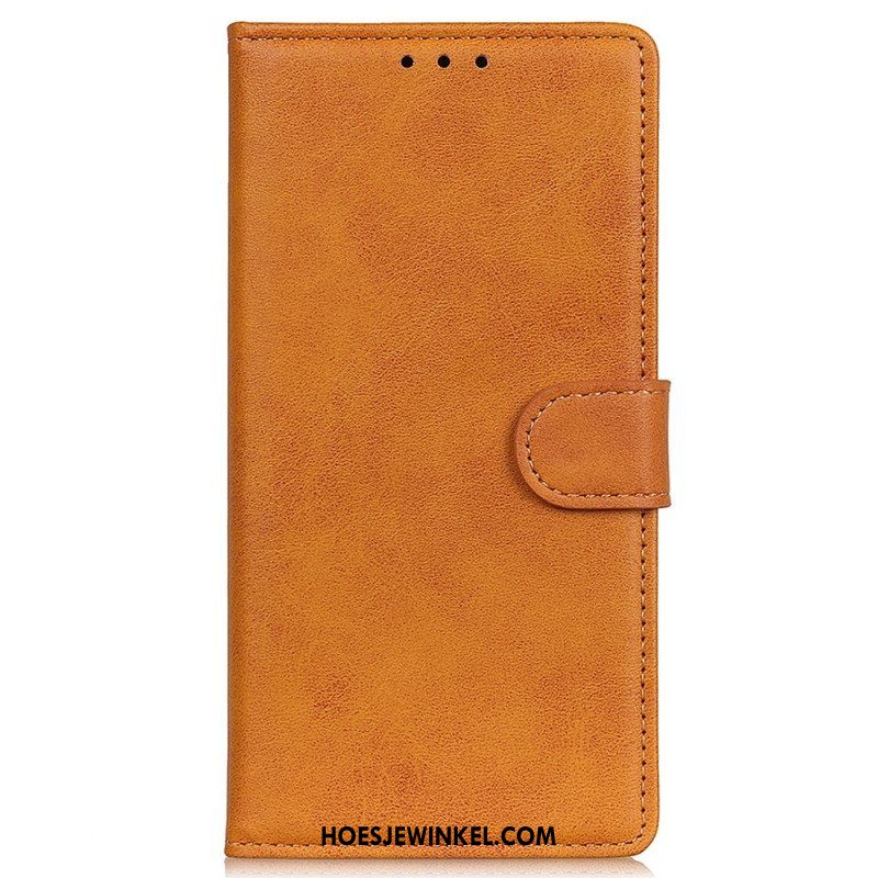 Folio-hoesje voor Samsung Galaxy S23 5G Mat Kunstleer