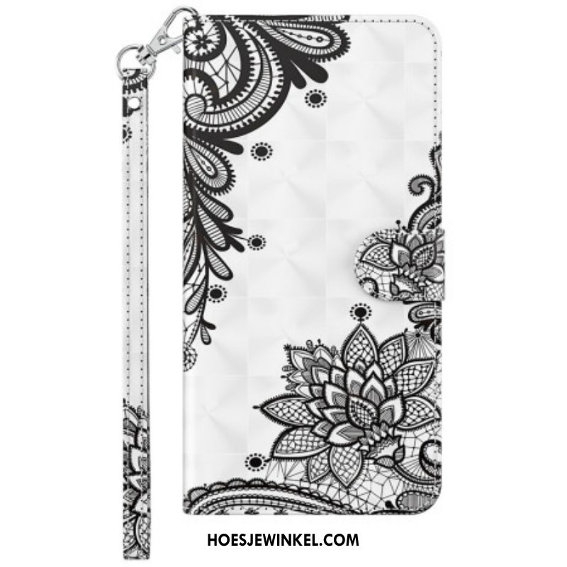 Folio-hoesje voor Samsung Galaxy S23 5G Met Ketting Kant Met Bandjes