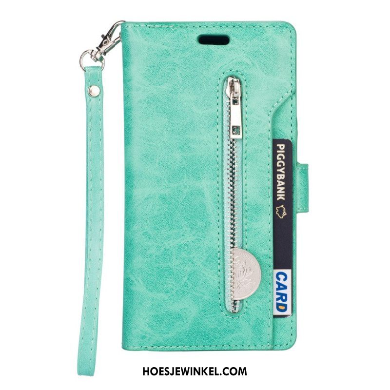 Folio-hoesje voor Samsung Galaxy S23 5G Met Ketting Lanyard Portemonnee