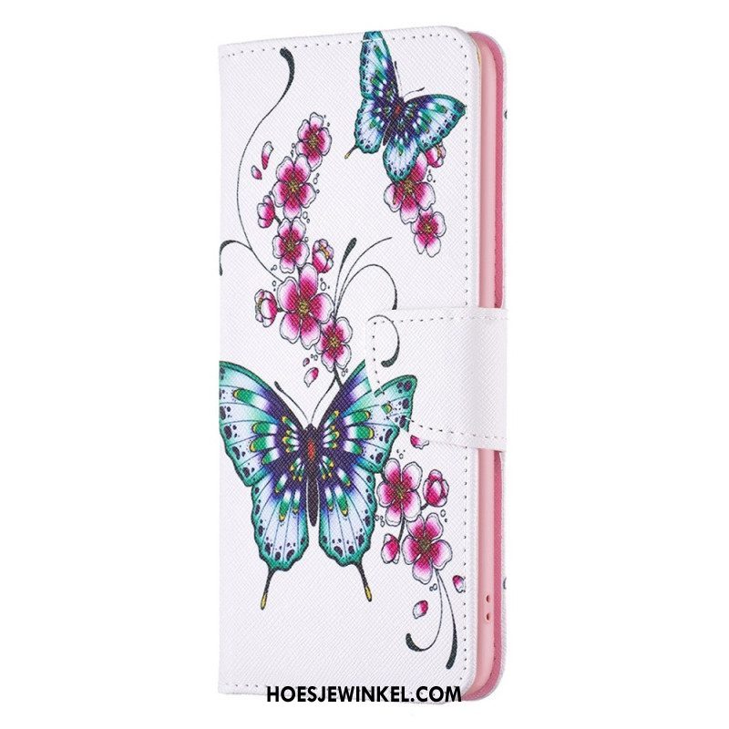 Folio-hoesje voor Samsung Galaxy S23 5G Weiger Vlinders