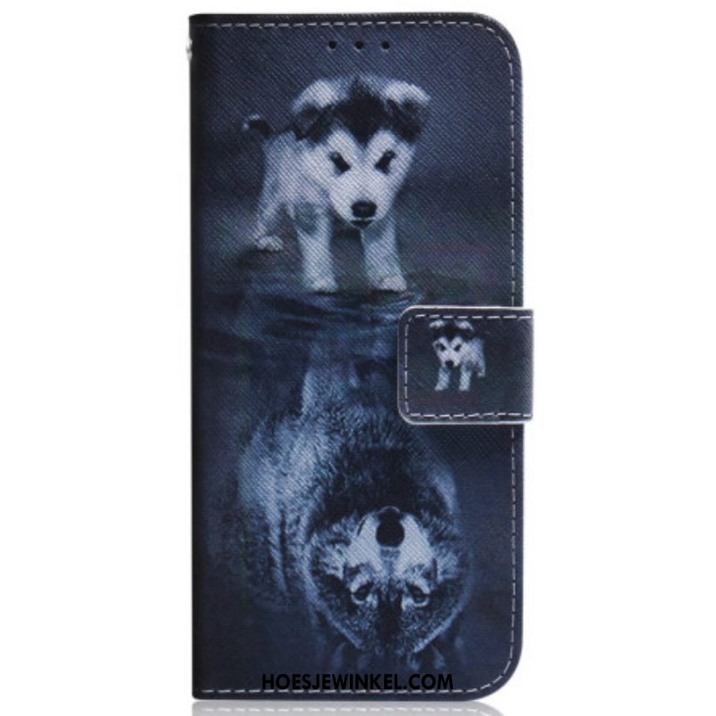 Folio-hoesje voor Samsung Galaxy S23 Plus 5G Puppy-droom