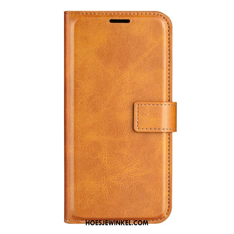 Folio-hoesje voor Samsung Galaxy S23 Ultra 5G Stijl Leer Kleur