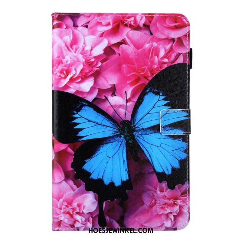 Folio-hoesje voor Samsung Galaxy Tab A8 (2021) Bloemen Vlinder