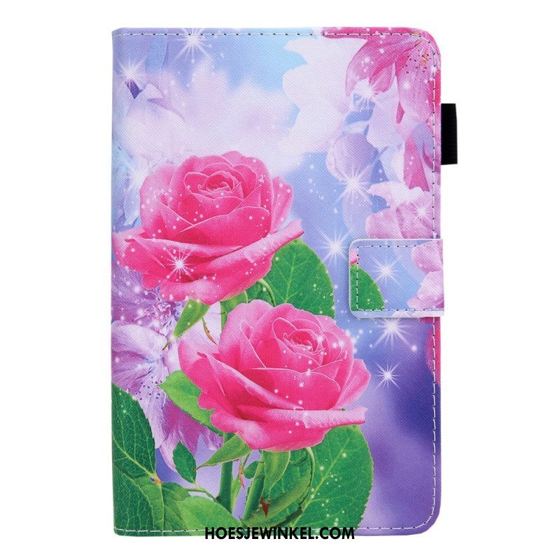 Folio-hoesje voor Samsung Galaxy Tab A8 (2021) Droom Bloemen