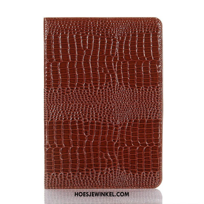 Folio-hoesje voor Samsung Galaxy Tab S8 Plus / Tab S7 Plus Krokodillenhuid-effect