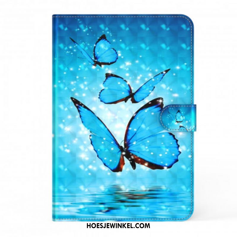 Folio-hoesje voor Samsung Galaxy Tab S8 / Tab S7 Faux Lederen Vlinders