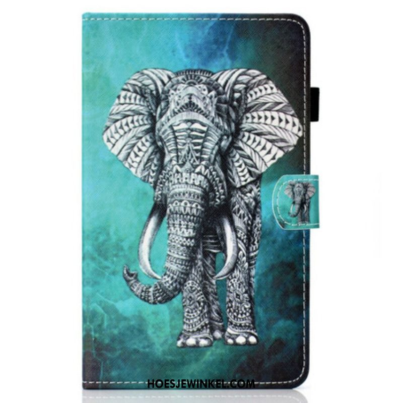 Folio-hoesje voor Samsung Galaxy Tab S8 / Tab S7 Stammen Olifant