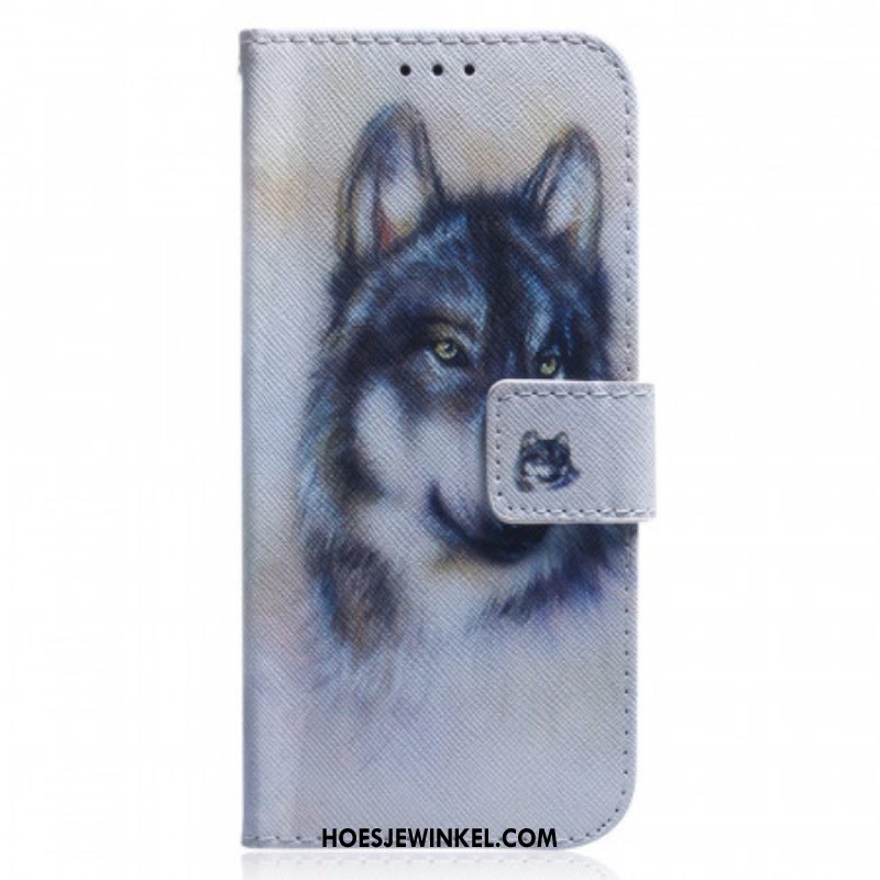 Folio-hoesje voor Xiaomi 12 Pro Wolf Schilderij