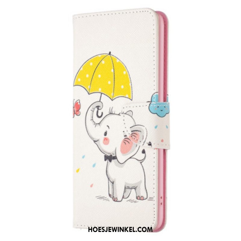 Folio-hoesje voor Xiaomi 13 Lite Baby Olifant