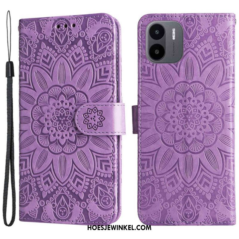 Folio-hoesje voor Xiaomi Redmi A1 Mandala-patroon