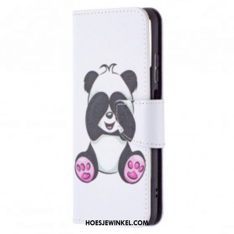 Folio-hoesje voor Xiaomi Redmi Note 10 / 10S Panda-plezier