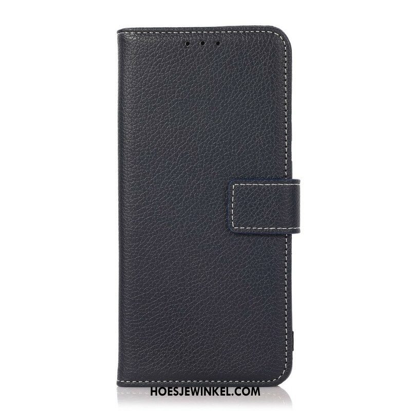 Folio-hoesje voor Xiaomi Redmi Note 10 5G Lychee-textuur