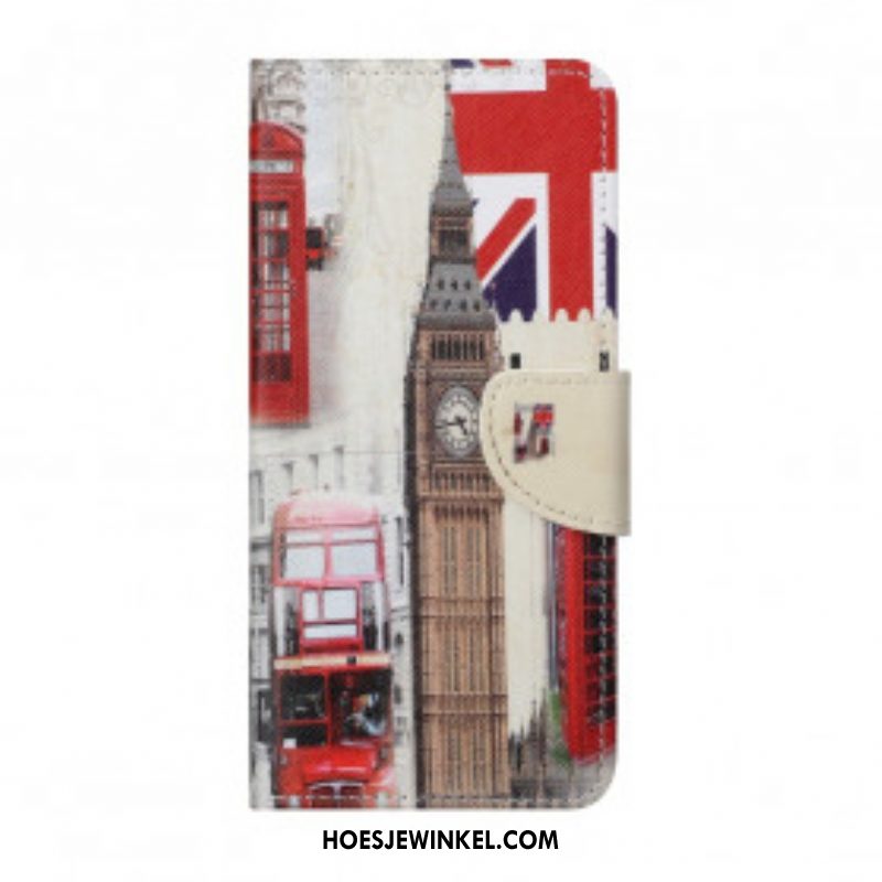 Folio-hoesje voor Xiaomi Redmi Note 10 Pro Het Londense Leven