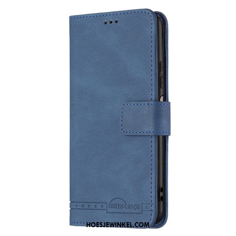 Folio-hoesje voor Xiaomi Redmi Note 10 Pro Rfid Binfen-kleur