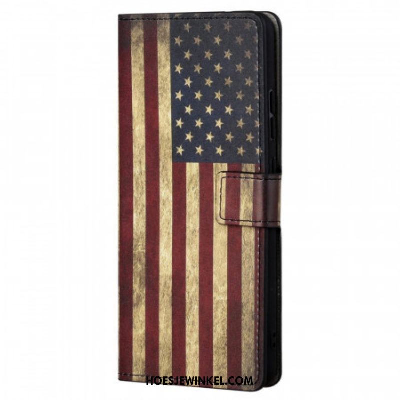 Folio-hoesje voor Xiaomi Redmi Note 11 / 11S Amerikaanse Vlag