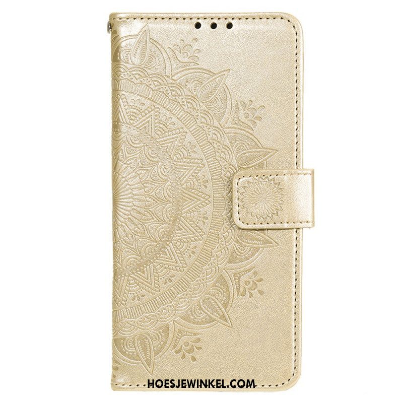 Folio-hoesje voor Xiaomi Redmi Note 11 / 11S Zon Mandala