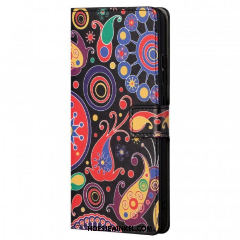 Folio-hoesje voor Xiaomi Redmi Note 11 Pro / 11 Pro 5G Melkweg Tekeningen