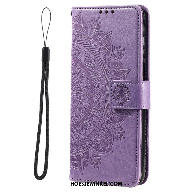 Folio-hoesje voor Xiaomi Redmi Note 11 Pro / 11 Pro 5G Zon Mandala