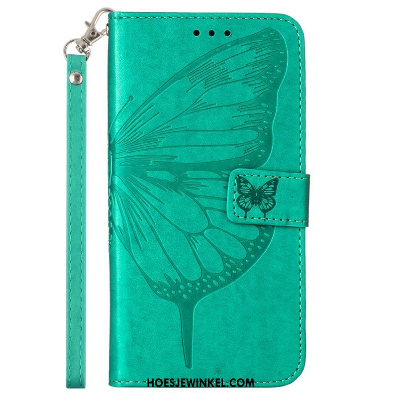 Folio-hoesje voor Xiaomi Redmi Note 12 5G Bloemen Vlinder