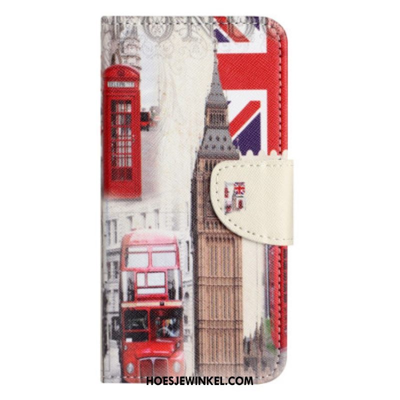 Folio-hoesje voor Xiaomi Redmi Note 12 5G Het Londense Leven